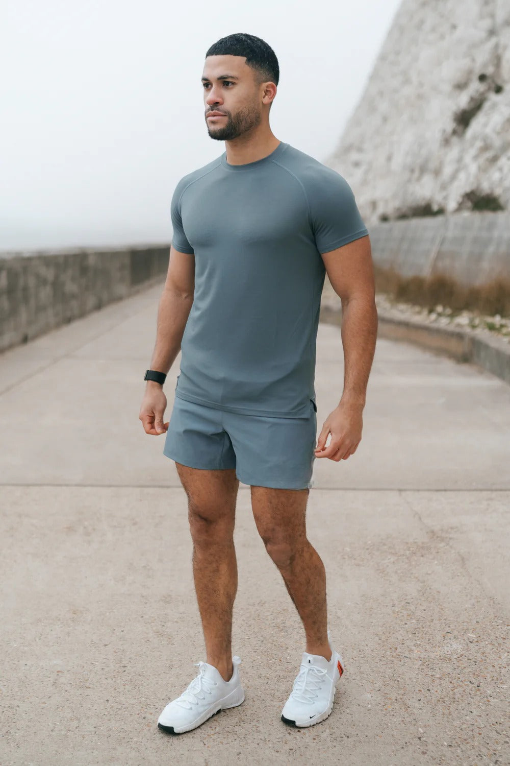 Muscle Fit Training Charcoal T-Shirt