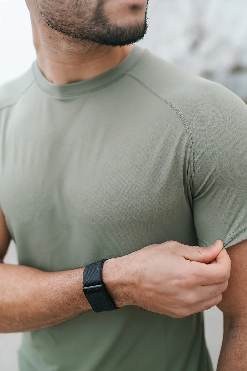 Muscle Fit Training Khaki T-Shirt