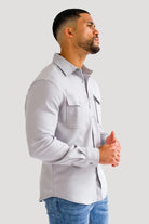 Mens Grey Premium Overshirt