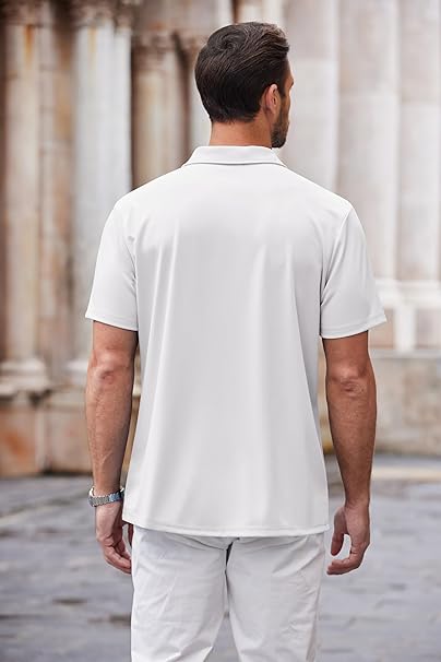 Mens White Linen Shirt