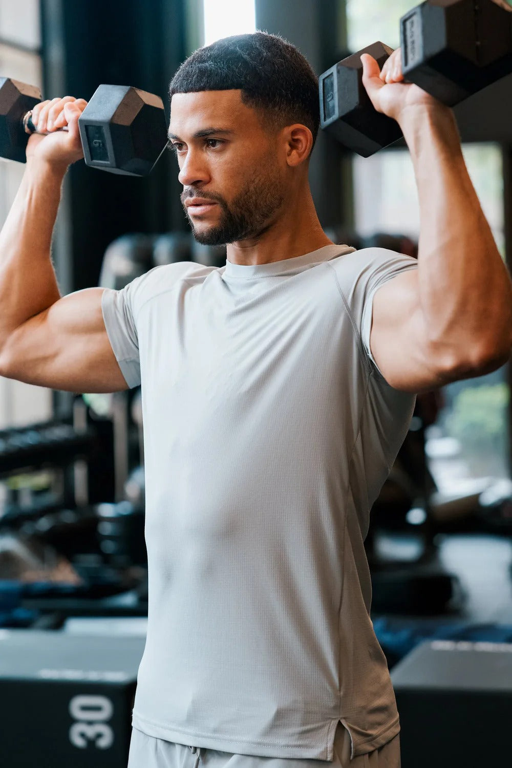 Muscle Fit Training Steel Grey T-Shirt