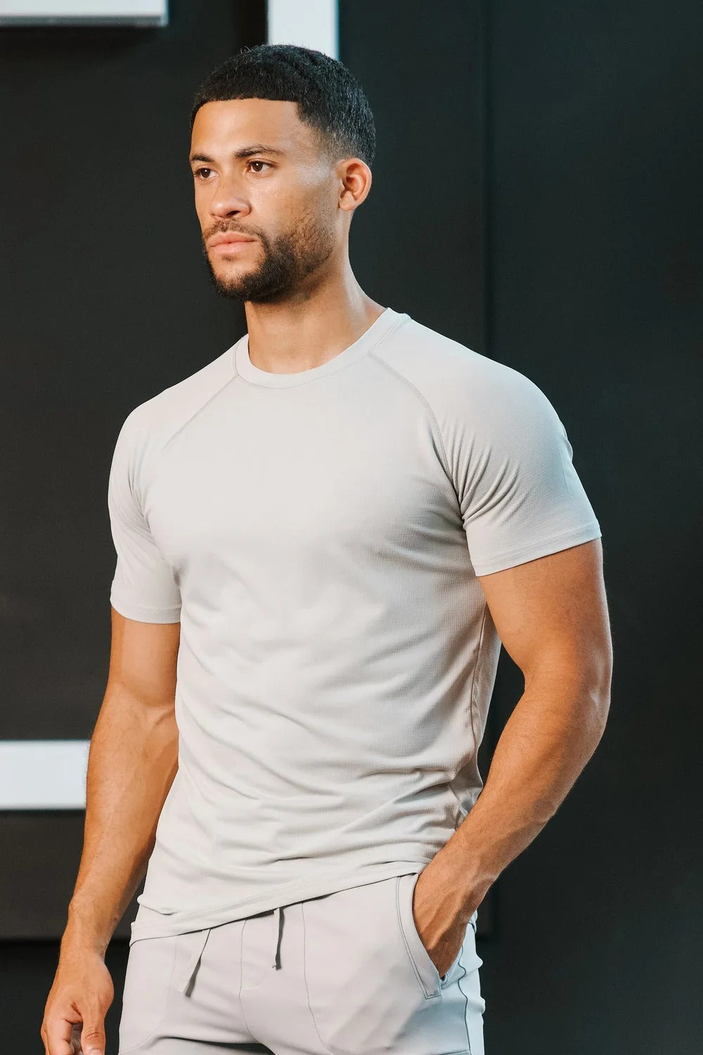 Muscle Fit Training Steel Grey T-Shirt