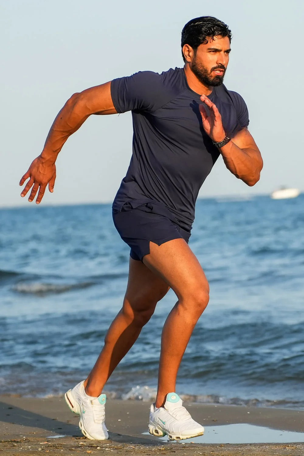 Muscle Fit Training Navy T-Shirt