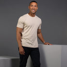 Muscle Fit Cotton Stone T-Shirt