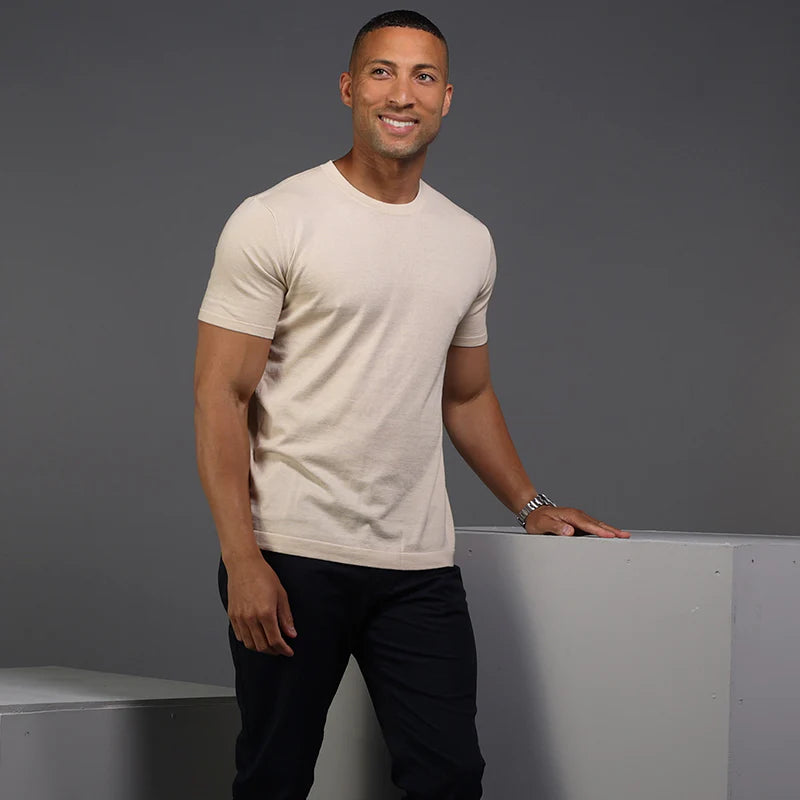 Muscle Fit Cotton Stone T-Shirt